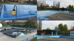 Areál koupaliště Hulín - sdružené snímky