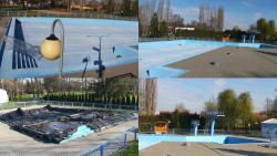 Areál koupaliště Hulín - sdružené snímky