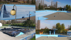 Areál koupaliště Hulín - sdružené snímky