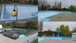 Areál koupaliště Hulín - sdružené snímky