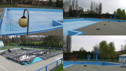 Areál koupaliště Hulín - sdružené snímky