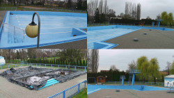 Areál koupaliště Hulín - sdružené snímky