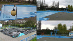 Areál koupaliště Hulín - sdružené snímky