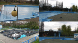 Areál koupaliště Hulín - sdružené snímky