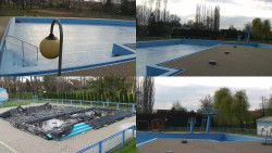 Areál koupaliště Hulín - sdružené snímky