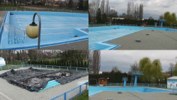 Areál koupaliště Hulín - sdružené snímky