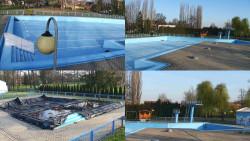 Areál koupaliště Hulín - sdružené snímky