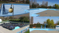 Areál koupaliště Hulín - sdružené snímky