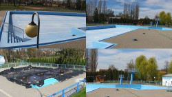 Areál koupaliště Hulín - sdružené snímky