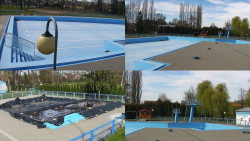 Areál koupaliště Hulín - sdružené snímky