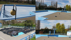 Areál koupaliště Hulín - sdružené snímky