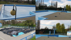 Areál koupaliště Hulín - sdružené snímky