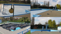 Areál koupaliště Hulín - sdružené snímky