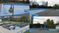 Areál koupaliště Hulín - sdružené snímky