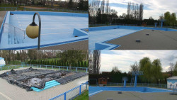 Areál koupaliště Hulín - sdružené snímky