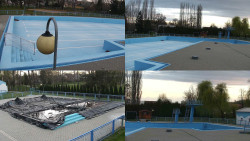 Areál koupaliště Hulín - sdružené snímky