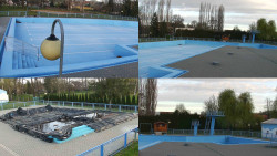 Areál koupaliště Hulín - sdružené snímky