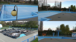 Areál koupaliště Hulín - sdružené snímky