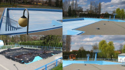 Areál koupaliště Hulín - sdružené snímky