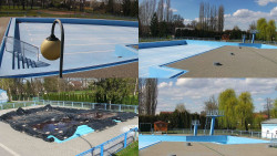 Areál koupaliště Hulín - sdružené snímky