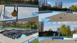 Areál koupaliště Hulín - sdružené snímky