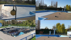 Areál koupaliště Hulín - sdružené snímky