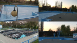 Areál koupaliště Hulín - sdružené snímky