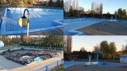 Areál koupaliště Hulín - sdružené snímky