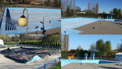 Areál koupaliště Hulín - sdružené snímky