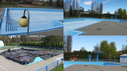 Areál koupaliště Hulín - sdružené snímky