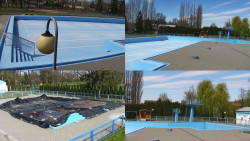 Areál koupaliště Hulín - sdružené snímky