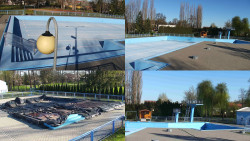 Areál koupaliště Hulín - sdružené snímky