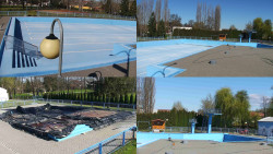 Areál koupaliště Hulín - sdružené snímky