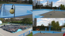 Areál koupaliště Hulín - sdružené snímky