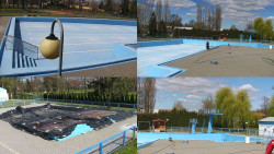 Areál koupaliště Hulín - sdružené snímky