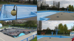 Areál koupaliště Hulín - sdružené snímky