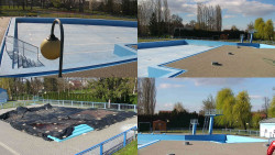 Areál koupaliště Hulín - sdružené snímky