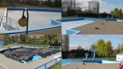 Areál koupaliště Hulín - sdružené snímky