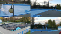 Areál koupaliště Hulín - sdružené snímky