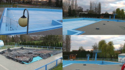 Areál koupaliště Hulín - sdružené snímky