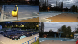 Areál koupaliště Hulín - sdružené snímky