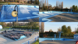 Areál koupaliště Hulín - sdružené snímky