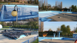 Areál koupaliště Hulín - sdružené snímky