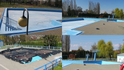 Areál koupaliště Hulín - sdružené snímky