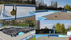 Areál koupaliště Hulín - sdružené snímky