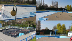 Areál koupaliště Hulín - sdružené snímky