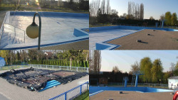 Areál koupaliště Hulín - sdružené snímky