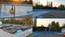 Areál koupaliště Hulín - sdružené snímky