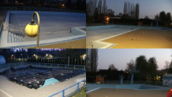 Areál koupaliště Hulín - sdružené snímky