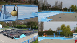 Areál koupaliště Hulín - sdružené snímky